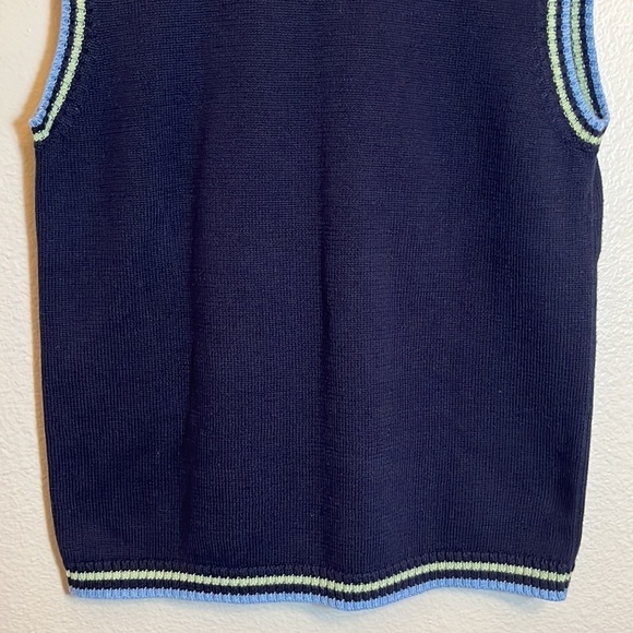 TALBOTS Knit Sweater Vest Boy Size 14 - Picture 9 of 10